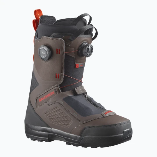 Obrázek produktu Pánské snowboardové boty Salomon Echo Dual Boa black / wren / fiery red šedá