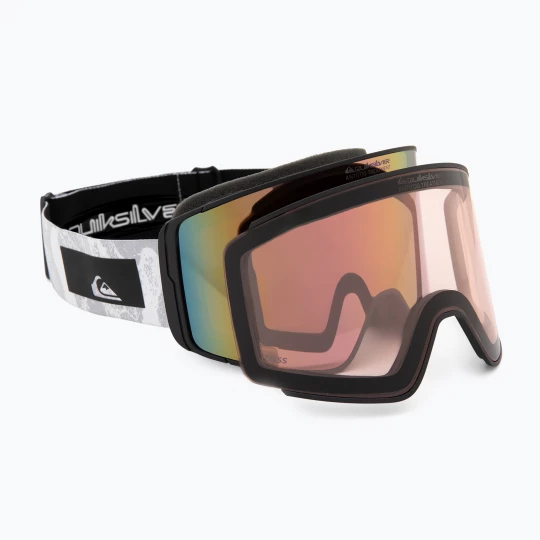 Obrázek produktu Pánské snowboardové brýle Quiksilver Storm MG white camo / clux l purple mi