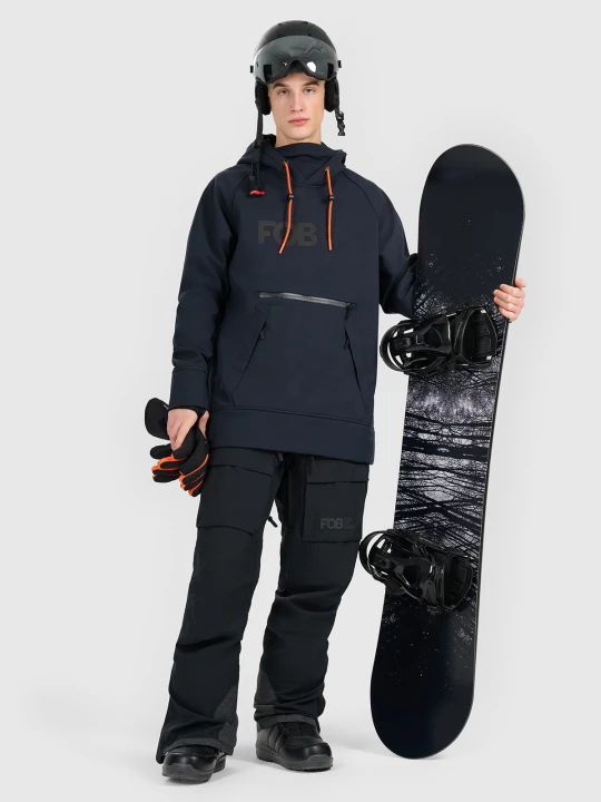 Obrázek produktu Pánské snowboardové kalhoty membrána 15000 - černé 4F černý