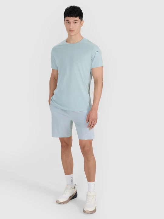 Obrázek produktu Pánské sportovní rychleschnoucí kraťasy 4F x Robert Lewandowski - tyrkysový bílý