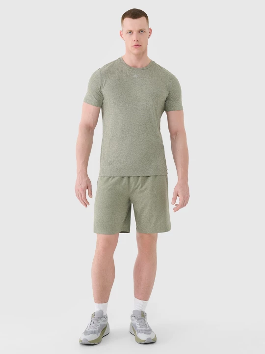 Obrázek produktu Pánské sportovní rychleschnoucí kraťasy - khaki 4F