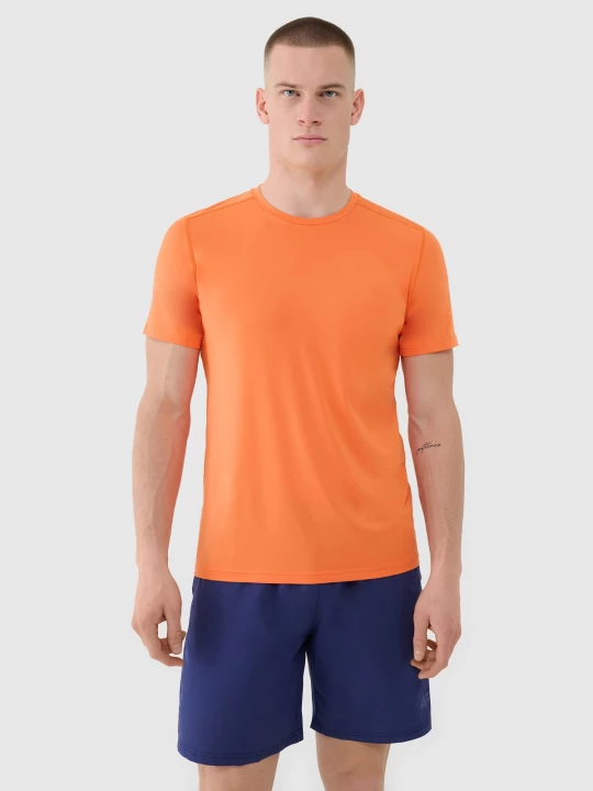 Obrázek produktu Pánské sportovní rychleschnoucí tričko - oranžové 4F