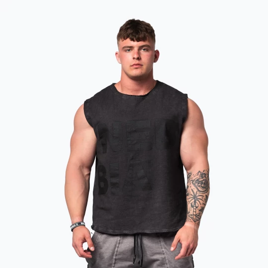 Obrázek produktu Pánské sportovní tílko Washed-Off Beastin black NEBBIA