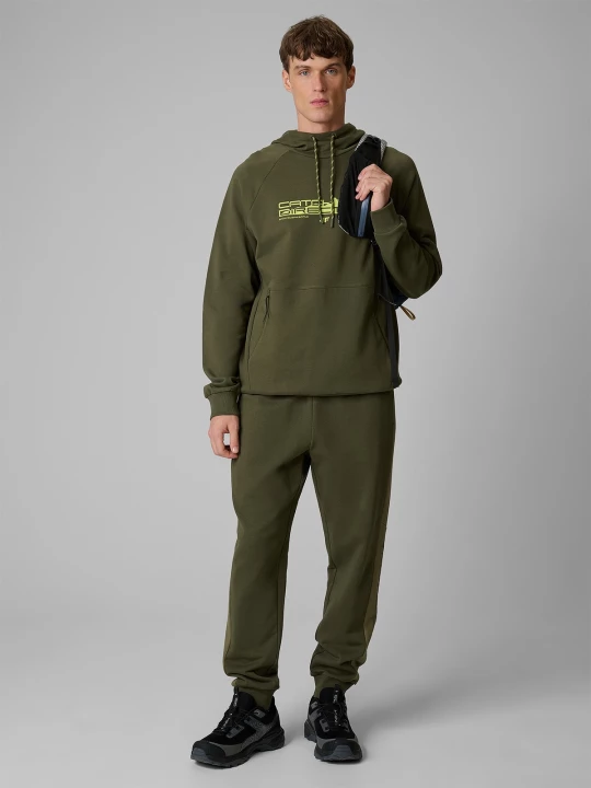Obrázek produktu Pánské teplákové jogger kalhoty - khaki 4F