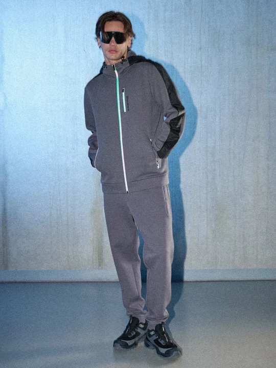 Obrázek produktu Pánské teplákové jogger kalhoty - šedé 4F
