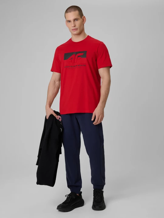 Obrázek produktu Pánské teplákové jogger kalhoty - tmavě modré 4F
