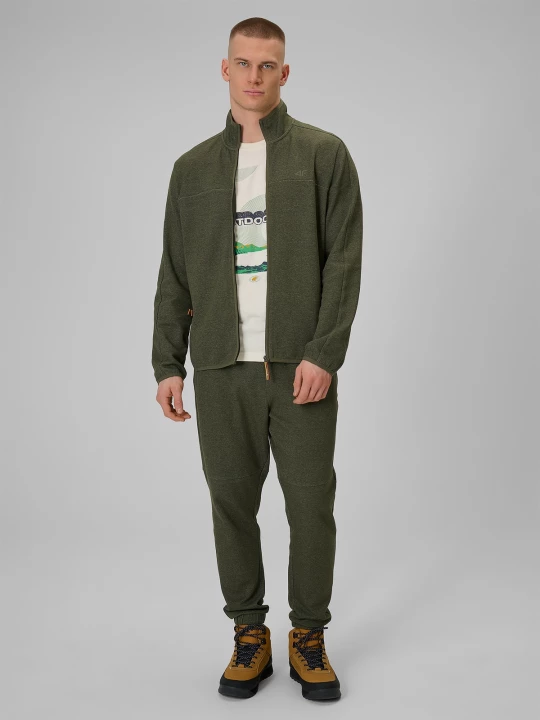 Obrázek produktu Pánské teplákové joggery - khaki 4F