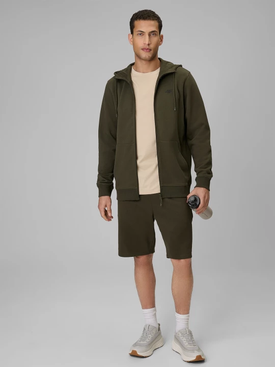 Obrázek produktu Pánské teplákové kraťasy - khaki 4F