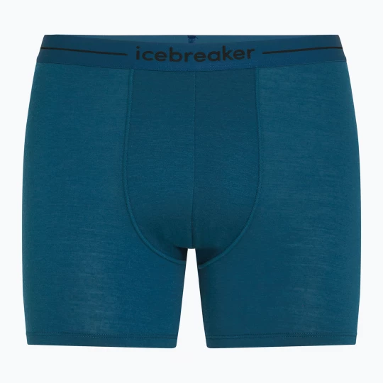 Obrázek produktu Pánské termo boxerky Icebreaker Anatomica atlantis Modrá
