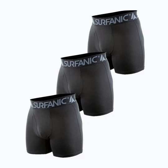 Obrázek produktu Pánské termo boxerky Surfanic Carbondri 3 páry black / grey / khaki