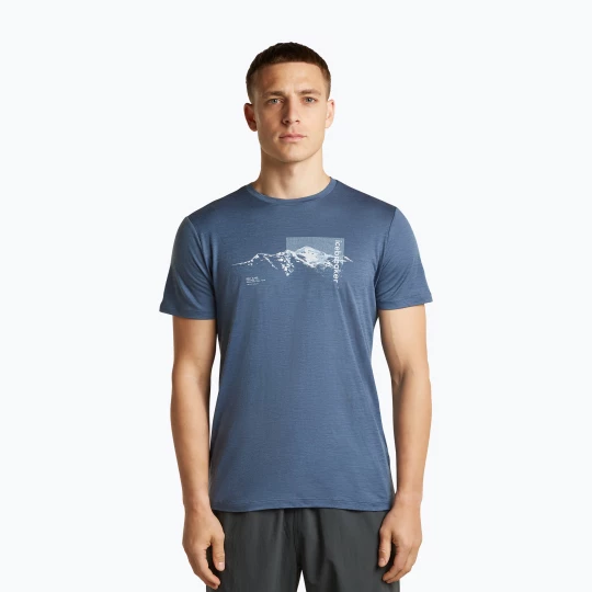 Obrázek produktu Pánské termo tričko Icebreaker Merino 150 Tech Lite Pure Altitude Dawn Modrá