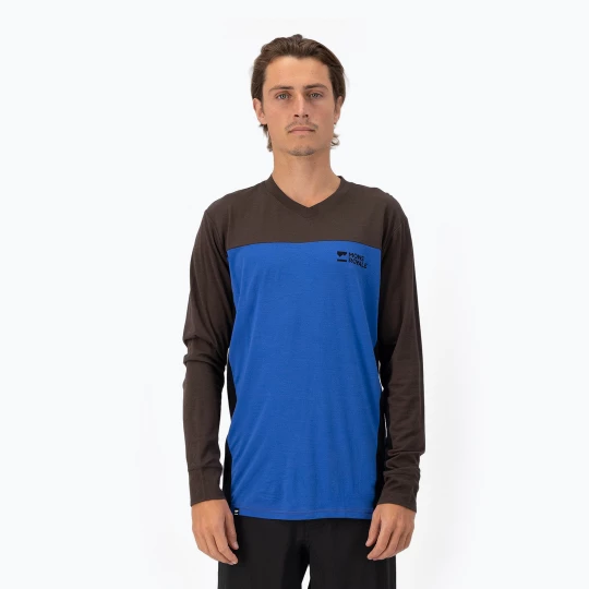 Obrázek produktu Pánské termo tričko longsleeve Mons Royale Redwood Enduro VLS cedar / cobalt / black Modrá