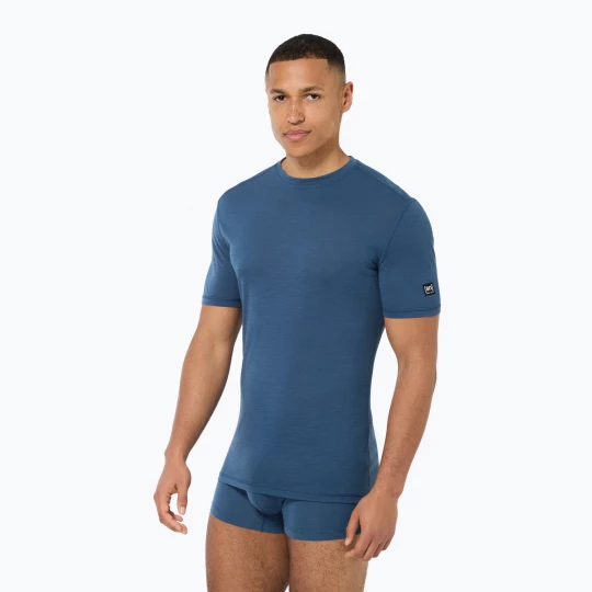 Obrázek produktu Pánské termo tričko super.natural Sierra 140 Tee cashmere grey melange Modrá