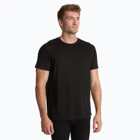 Obrázek produktu Pánské termo tričko WOOLCANO Merino 100% TEE0546 black