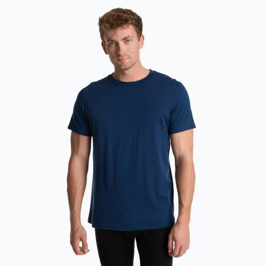 Obrázek produktu Pánské termo tričko WOOLCANO Merino 100% TEE0546 navy blue Námořnická modř