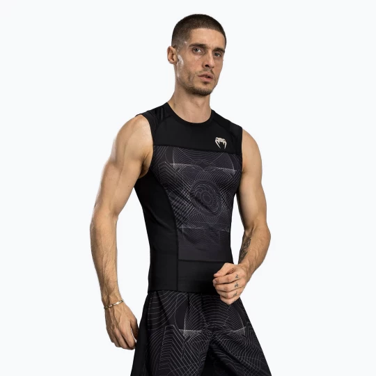 Obrázek produktu Pánské tílko rashguard Venum G-Fit Air Men'S Sleeveless Rashguard deep black / desert sand