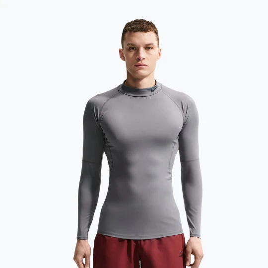 Obrázek produktu Pánské tréninkové tričko Longsleeve Nike Pro Dri-Fit Mock-Neck smoke grey / black