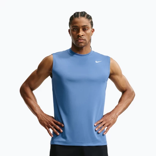 Obrázek produktu Pánské tréninkové tričko Nike Dri-FIT Sleeveless Training Top indigo storm / white