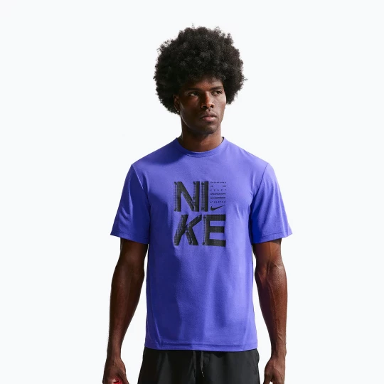 Obrázek produktu Pánské tréninkové tričko Nike Hyverse Dri-Fit Persian violet / black