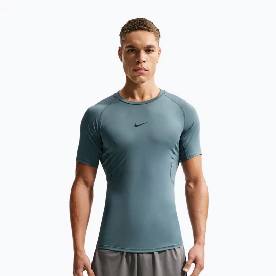Obrázek produktu Pánské tréninkové tričko Nike Pro Dri-Fit Tight Fitness mineral slate / black Modrá