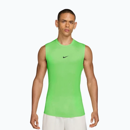 Obrázek produktu Pánské tréninkové tričko Nike Pro Dri-Fit Tight Sleeveless Fitness green strike / black