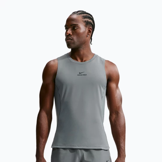 Obrázek produktu Pánské tréninkové tričko Nike Pro smoke grey / black