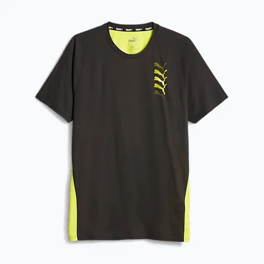 Obrázek produktu Pánské tréninkové tričko PUMA Fit Triblend Ultrabreathe puma black / yellow burst
