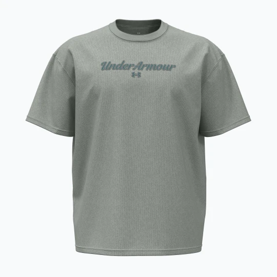 Obrázek produktu Pánské tréninkové tričko Under Armour Heavyweight WM titanium / rack green šedá
