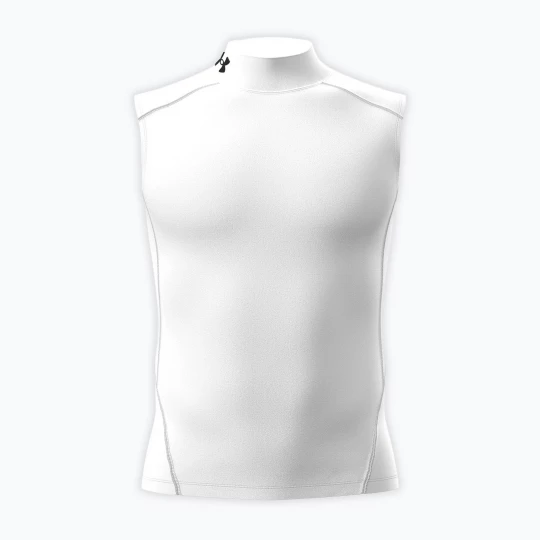 Obrázek produktu Pánské tréninkové tričko Under Armour HG Armour Comp Mock SL castlerock / white