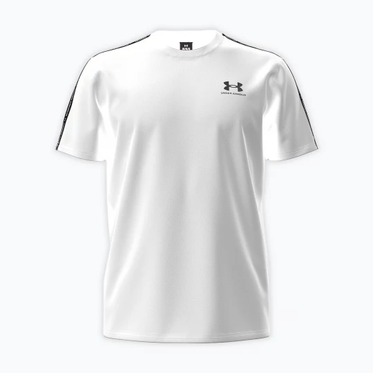 Obrázek produktu Pánské tréninkové tričko Under Armour Icon Heavyweight Tee Taping white / black