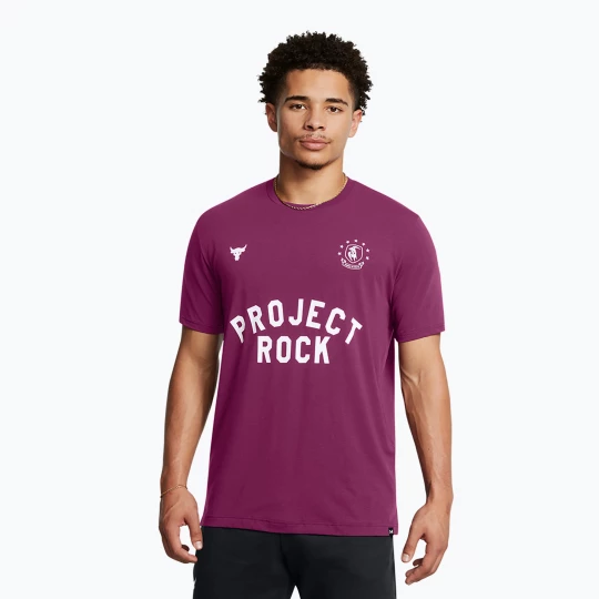 Obrázek produktu Pánské tréninkové tričko Under Armour Project Rock Badge Of Honor purple fialová