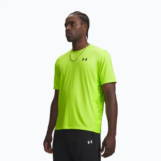 Obrázek produktu Pánské tréninkové tričko Under Armour Tech Utility SS green citrine / black