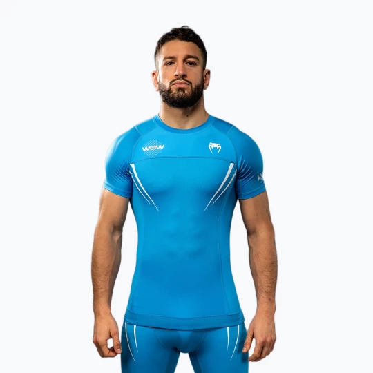 Obrázek produktu Pánské tréninkové tričko Venum X WOW FC Rashguards pacific blue