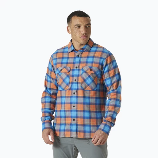 Obrázek produktu Pánské tričko Helly Hansen Lokka Organic Flannel bonfire fjell plaid oranžová