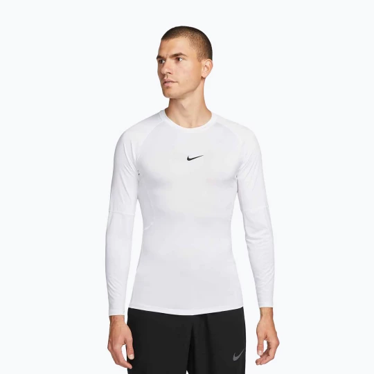 Obrázek produktu Pánské tričko Longsleeve Nike Pro Dri-Fit Tight Fitness white / black