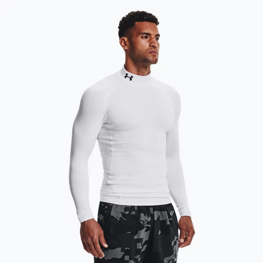 Obrázek produktu Pánské tričko longsleeve Under Armour Comp Mock UA Armour white / black