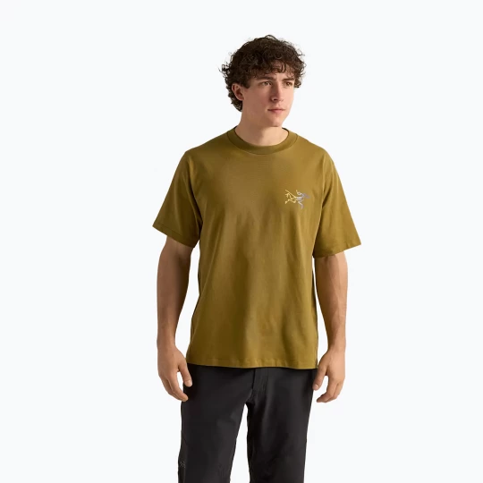Obrázek produktu Pánské tričko na lezení Arcteryx Kragg Cotton Logo SS bracken Arc'teryx Hnědá