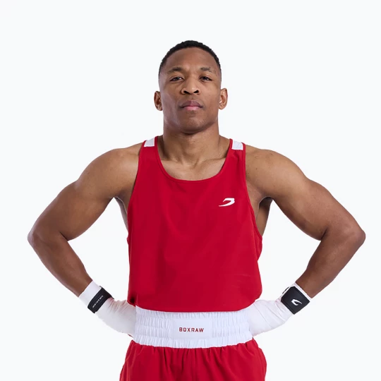 Obrázek produktu Pánské tričko na lezení Boxraw Stevenson V2 Tank red / white