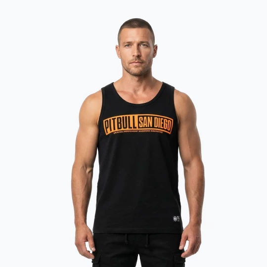 Obrázek produktu Pánské tričko na lezení Pitbull Eighty Nine Dog Tank Top black