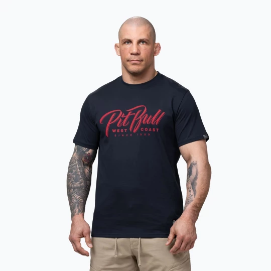 Obrázek produktu Pánské tričko na lezení Pitbull El Jeffe dark navy Námořnická modř