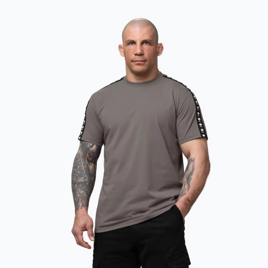 Obrázek produktu Pánské tričko na lezení Pitbull Tape Nugget taupe Hnědá