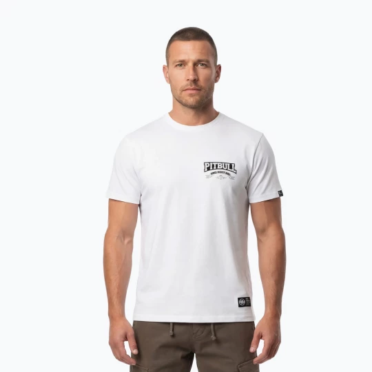 Obrázek produktu Pánské tričko na lezení Pitbull Troublemarker white