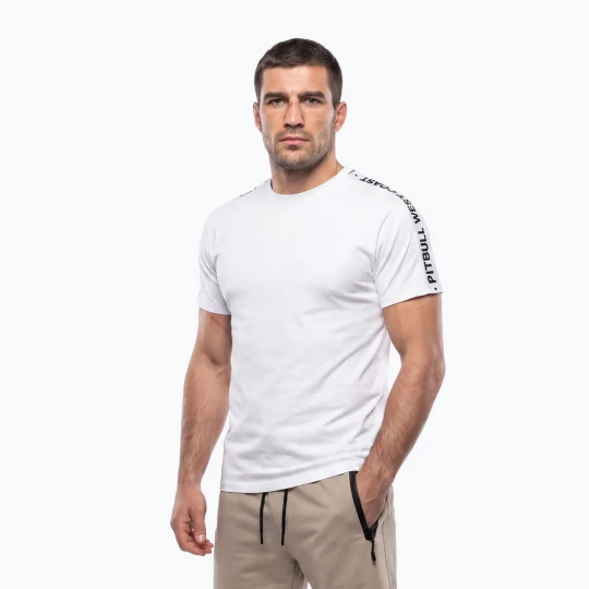 Obrázek produktu Pánské tričko na lezení Pitbull West Coast Tape white