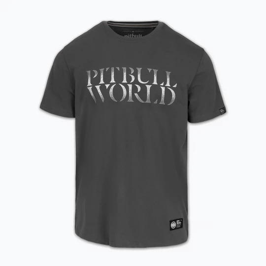 Obrázek produktu Pánské tričko na lezení Pitbull World graphite šedá