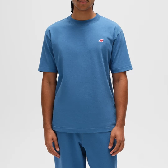 Obrázek produktu Pánské tričko New Balance MADE in USA MT43543SET – modré