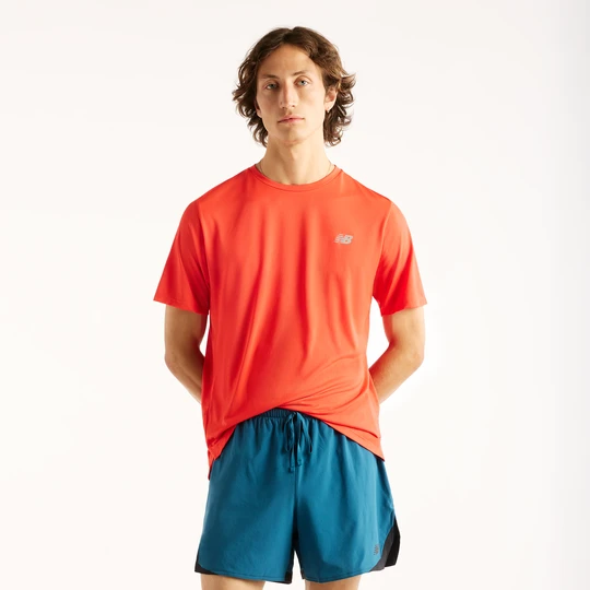 Obrázek produktu Pánské tričko New Balance MT41253NEF – oranžová
