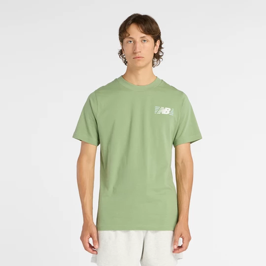 Obrázek produktu Pánské tričko New Balance MT6179UMAAR – zelené