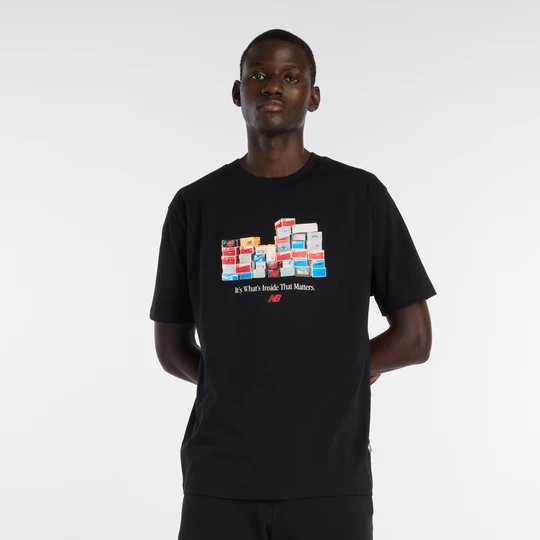 Obrázek produktu Pánské tričko New Balance MT61H0DXBK – černé