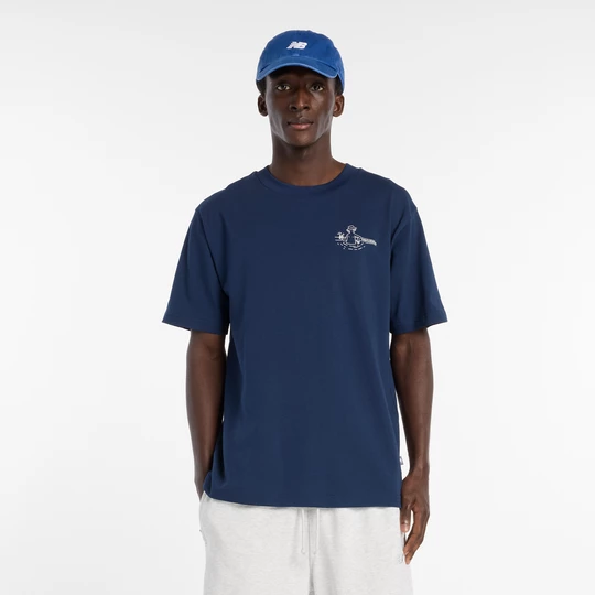 Obrázek produktu Pánské tričko New Balance MT61J9ICNNY – tmavomodrá