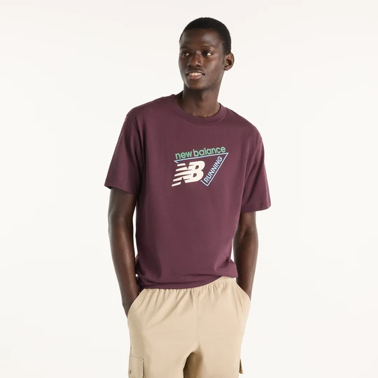 Obrázek produktu Pánské tričko New Balance MT61N1YVYLR – bordó